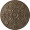 Ekena Millwork Baile Ceiling Medallion (Fits Canopies up to 6"), Hand-Painted Warm Silver, 31 1/4"OD x 2 1/4"P CM31BAWSS - alternate 1